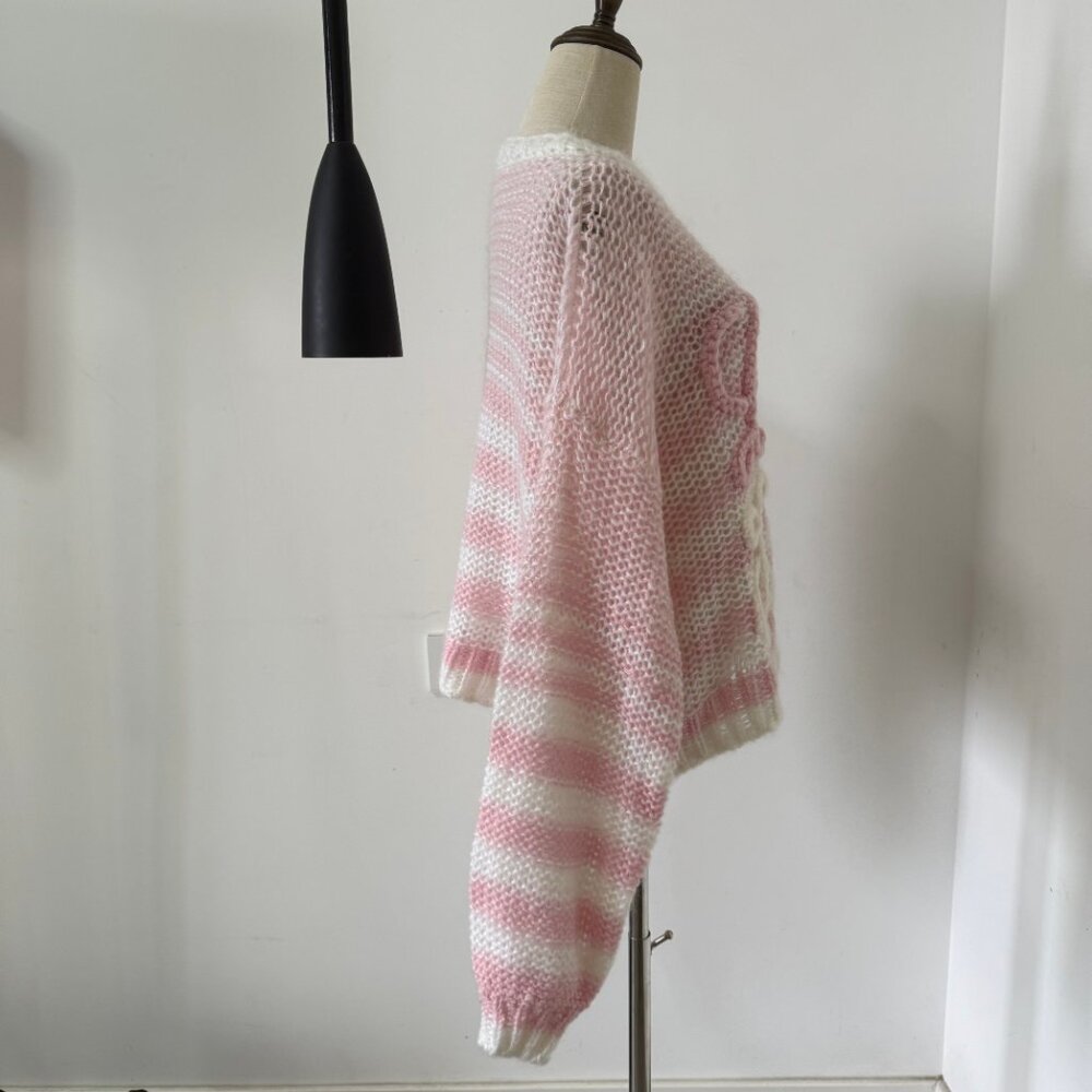 Loewe Anagram Pink Sweater - Picture 3 of 11